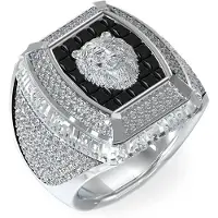 GUESS Lion King Pave Rengas