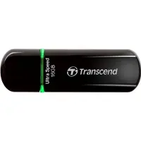 Transcend JetFlash 600, 16 GB, USB A-tyyppi, 2.0, 32 MB/s, Suojus, Musta (TS16GJF600)
