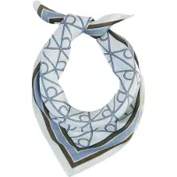 Calvin Klein Emblem Aop Printed Bandana - Blue - ONE SIZE