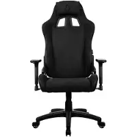 AROZZI Avanti Soft Fabric - Pure Black, kangasverhoiltu pelituoli, musta
