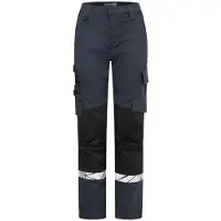 Projob 7511 Women's Service Trousers 7511 Women's Service Trousers 9910-Viz Navy/Black C46