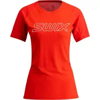 Swix Women's RaceX Light Short Sleeve Fiery Red Kerrasto yläosat L