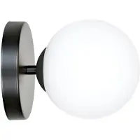 Valotorni Bior seinävalaisin 15cm 1xE14 musta/valkoinen
