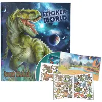Dino World Stickerworld Galaxy tarrakirja