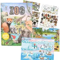 Dino World Create your Zoo tarrakirja