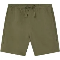 Knowledge cotton apparel Astral Comfort Linen Blend Shorts - Khaki green - L