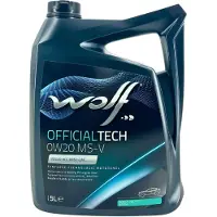 WOLF Officialtech Ms-v Sae 0w-20 Moottoriöljy 5l