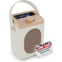 Majority Little Shelford kannettava FM-radio Bluetoothilla (herätyskello)