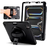 Zagg Rugged iPad Pro 13" (M4) -suojakuori, Musta