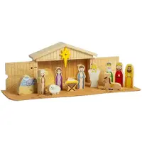 Bigjigs Wooden Nativity Set 13pcs.