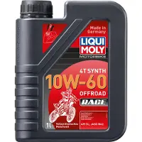 Liqui moly Moott.öljy 4T Synth 10W-60 Offr.Race,1 l SYNTH 10W-60 OFFR RACE 1L