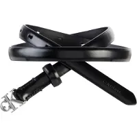 Calvin Klein Round Ck Buckle Smooth 15Mm - Black - 75