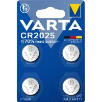 Varta CR2025 litiumnappiparisto - 4 kpl