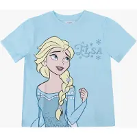 Disney Frozen T-paita, Vaaleansininen, 128-134