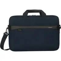 Targus 15-16" GeoLite EcoSmart Slim Brief, kannettavan tietokoneen laukku, sininen