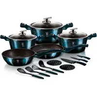 Berlinger Haus Pots BERLINGER HAUS 17 ELE METALLIC AQUAMARINE BH-6164