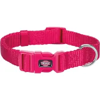 Trixie Premium collar S-M: 30-45 cm/15 mm fuchsia
