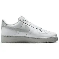 Nike Matalavartiset tennarit 'Air Force 1 '07' harmaa / valkoinen