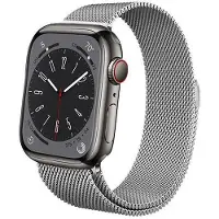 Crong Milano Steel - Apple Watch 42/44 mm stainless steel strap (silver)