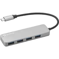 Sandberg USB-C to 4 x USB 3.0 Hub SAVER (336-20)
