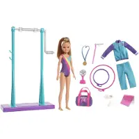 Mattel Team Stacie -nukkevoimistelusetti tarvikkeineen