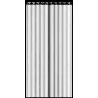 INF Hyttysverkko oveen magneettikiinnikkeellä 100 x 220 cm musta