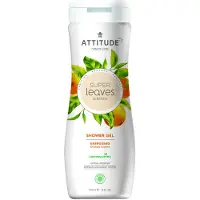 ATTITUDE Super Leaves Orange Leaves luonnollinen suihkugeeli detox-vaikutus 473 ml