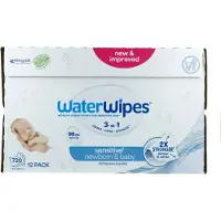 WaterWipes Baby Wipes 4 Pack hellävaraiset vauvan kosteuspyyhkeet 4x60 kpl
