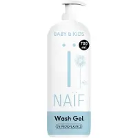 Naif Baby & Kids Wash Gel puhdistava pesugeeli lapsille ja vauvoille vartalolle ja kasvoille 700 ml