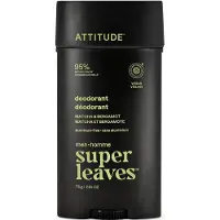 ATTITUDE Super Leaves Men Deodorant deodorantti miehille Matcha & Bergamot 75 g