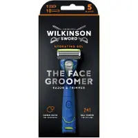 Wilkinson Hydro5 The Face Groomer trimmeri ja parranajokone märkään parranajoon