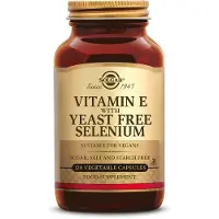 Solgar - Kuiva E-vitamiini hiivattomalla seleenillä (100 kapselia)