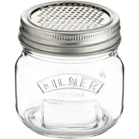Kilner säilytyspurkki raastokannella Hopea kirkas, 250 ml