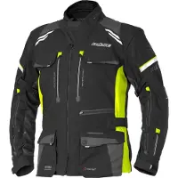 Büse Highland III Naisten tekstiilitakki Musta/Neonkeltainen Naiset, size 44