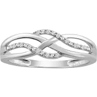 Lykken Elegance timanttisormus SR300019-190 WG