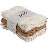 Pippi Musliiniliinat 6-pack, Almond