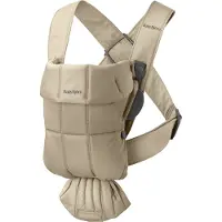 BabyBjörn Mini Kantoreppu Kudottu, Beige