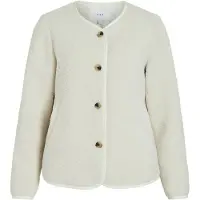 Vila Viada Teddy Jacket - Noos - Cream - 34
