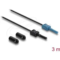 DeLOCK 91026, Musta, Sininen, Monitila, 3 m, 1 kpl