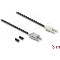 DeLOCK 91030, Musta, Harmaa, Monitila, 3 m, 1 kpl