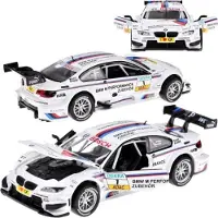 Jokomisiada Metalli urheiluauto BMW M3 DTM mittakaavassa 1:32 äänet valot ZA4608