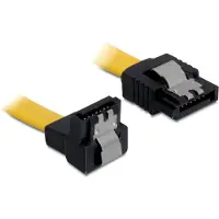 DeLOCK 0.1m SATA M/M, 0,1 m, Uros/uros, Keltainen (82798)