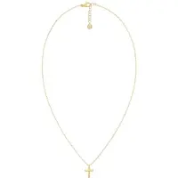 Edblad Spirit Cross Necklace Gold - Gold - ONE SIZE 45 cm