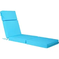 Vevor -divaanityyny, 183x53,3x9,8 cm, 2 ulkotuolityynyn setti, vedenpitävä ja haalistumaton, aurinkotuolityynyt nauhoilla, paksut terassituolityynyt uima-altaan reunalle, sinivihreä