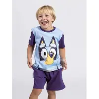 Bluey T-paita Ja Shortsit Setti, Sininen, 92-98