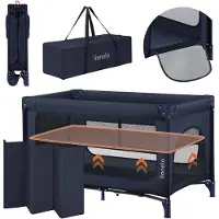 Lionelo JASMIN EASY FOLD Matkasänky, Blue Navy