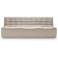 Ethnicraft N701 sohva 3-istuttava Kangas beige
