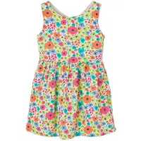 Boboli Satin Dress Floral For Girl -Bci - Multi/patterned - 92