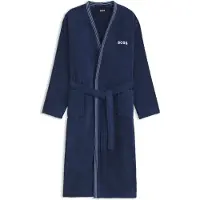 BOSS Edge Man Bathrobe - Navy - M