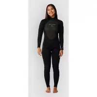 Rip Curl Trad 3/2 Mm Naisten Pitkähihainen Neopreenipuku Jossa Vetoketju Selässä